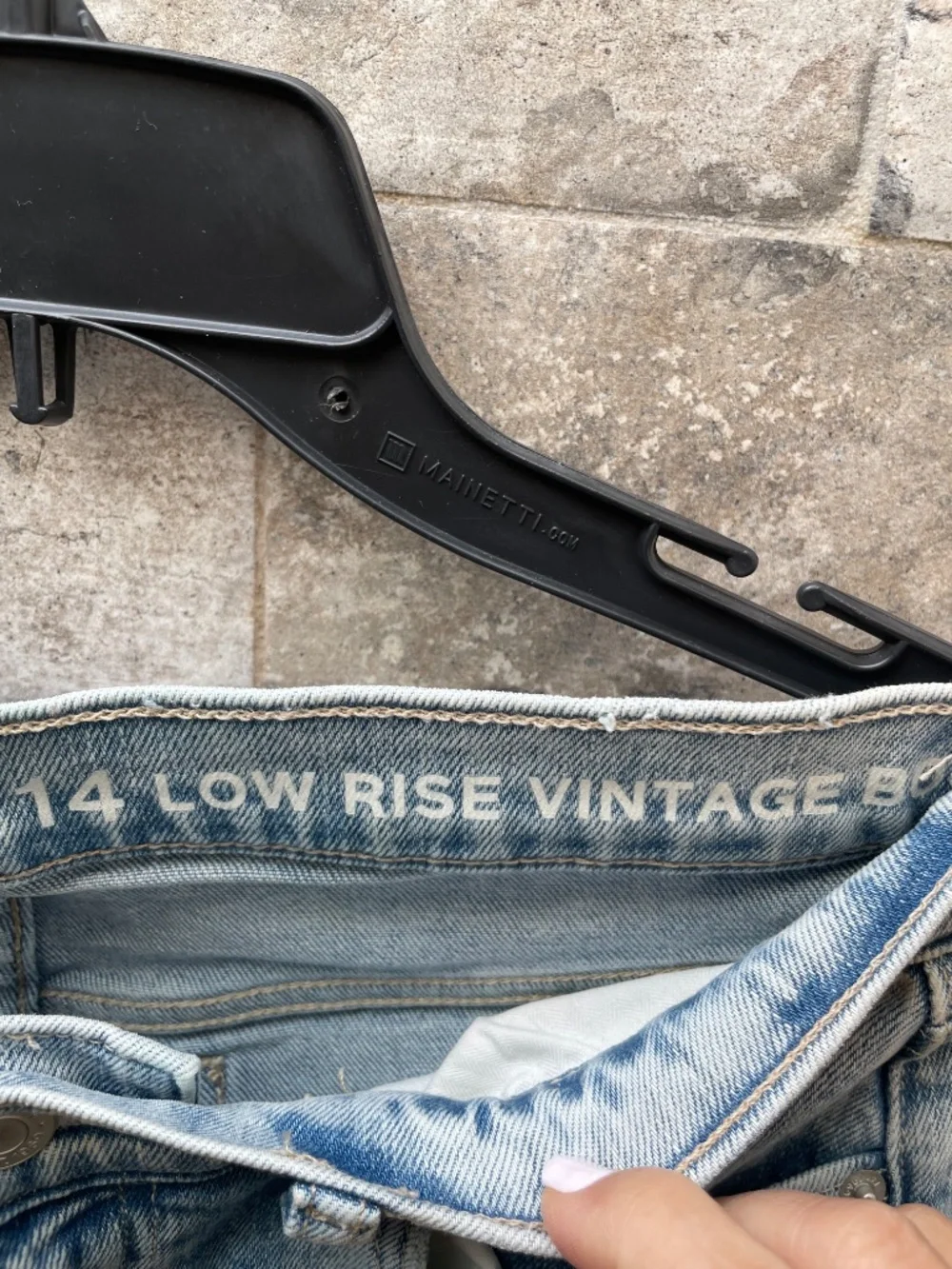 ❤️ GAP TEEN LOW RISE VINTAGE BOOT DENIM JEANS SIZE 14